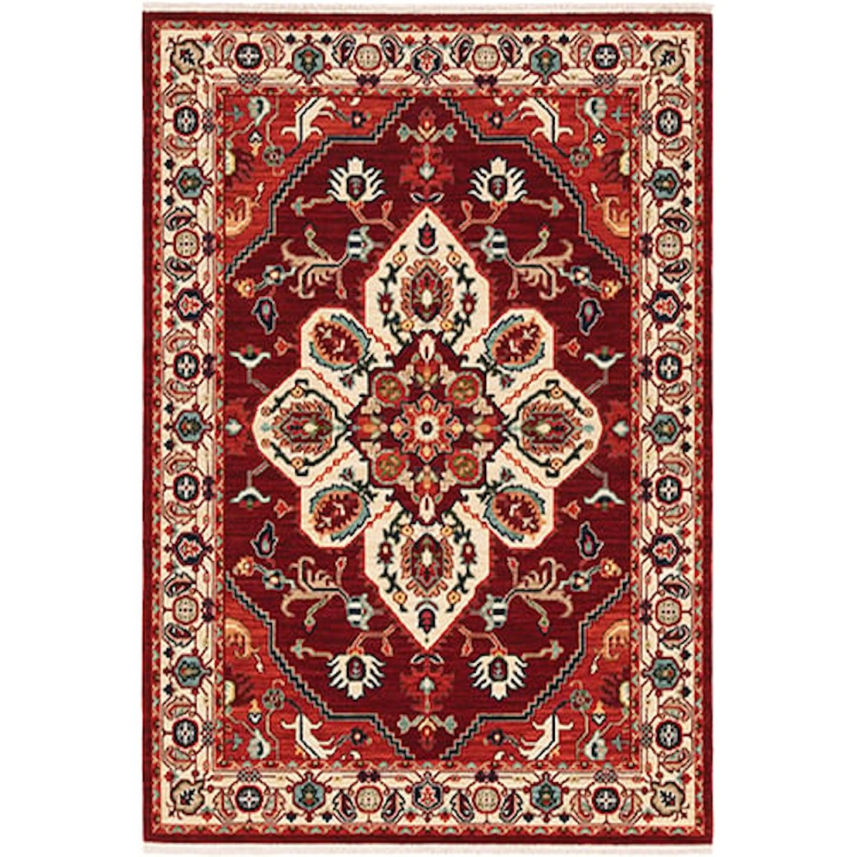 Oriental Weavers Lilihan 3' 3" X  5' Rectangle Rug