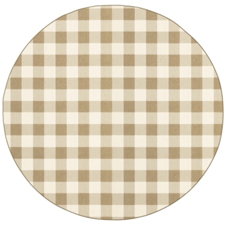 7'10" X 7'10" Round Rug