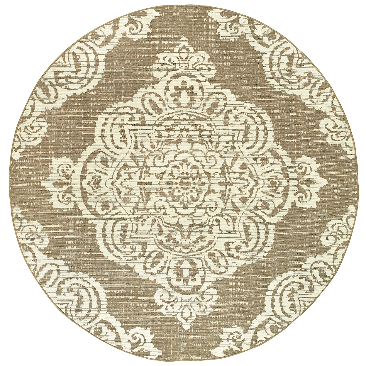 Oriental Weavers Marina 7'10" X  7'10" Round Rug