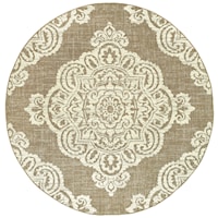 7'10" X  7'10" Round Rug