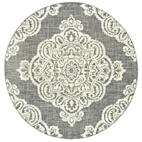 7'10" X  7'10" Round Rug