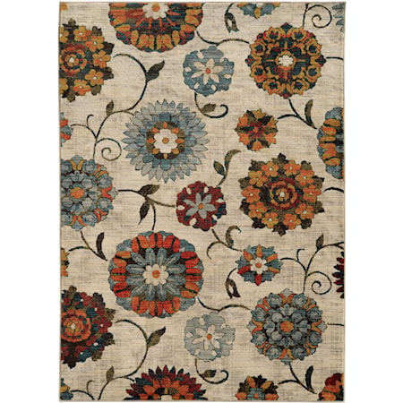 5' 3" X  7' 6" Rectangle Area Rug