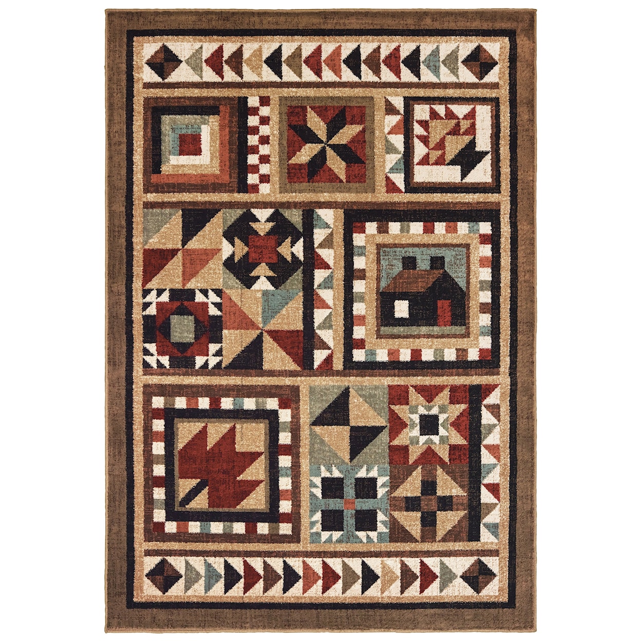 Oriental Weavers Woodlands 5' 3" X  7' 3" Rectangle Rug