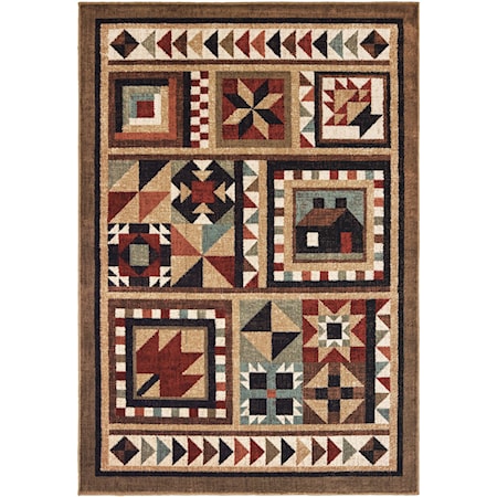 5' 3" X  7' 3" Rectangle Rug