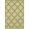 Oriental Weavers Cayman 6' 7" X  9' 6" Outdoor Sand/ Green Rectangle