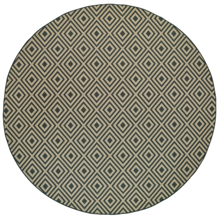 7'10" X 7'10" Round Rug