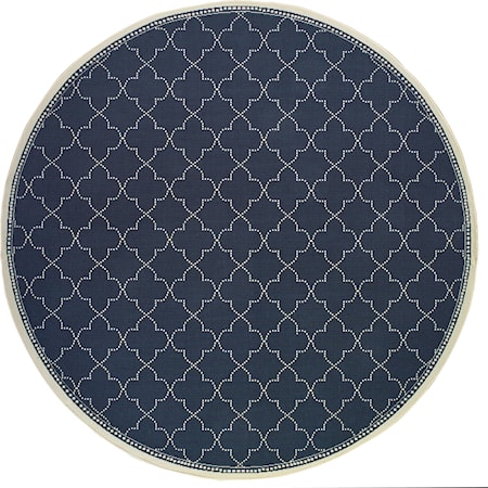 7'10" X  7'10" Round Rug