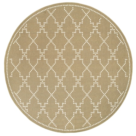 7'10" X  7'10" Round Rug