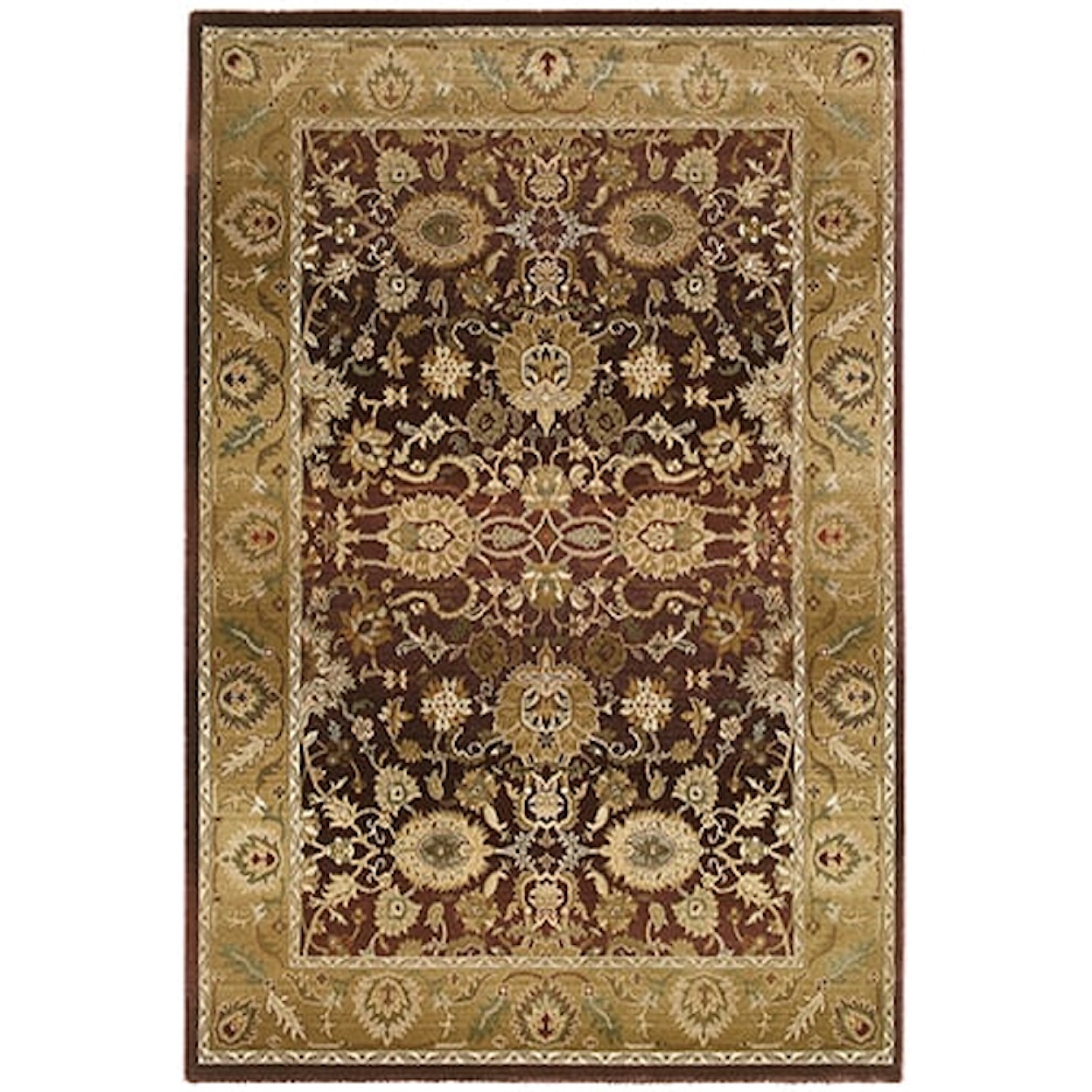 Oriental Weavers Generations 8' Traditional Purple/ Gold Square Rug