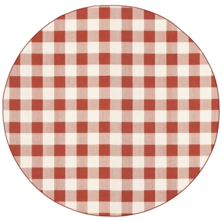 7'10" X  7'10" Round Rug
