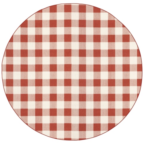 7'10" X  7'10" Round Rug