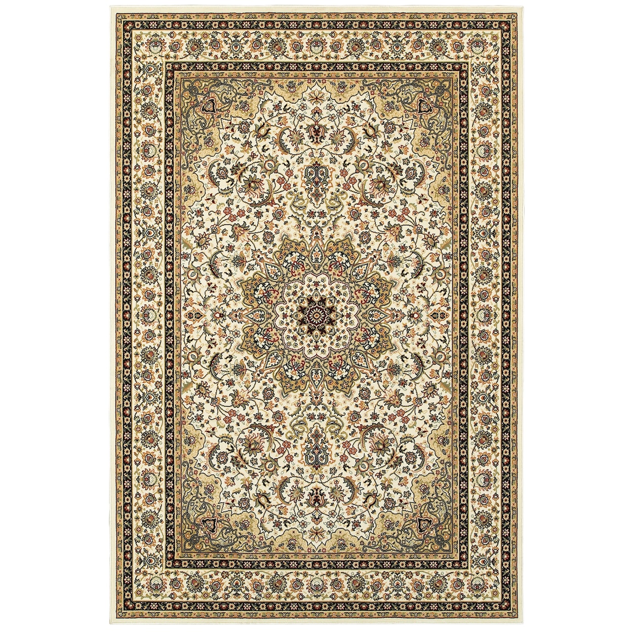 Oriental Weavers Kashan 3'10" X  5' 5" Rectangle Rug