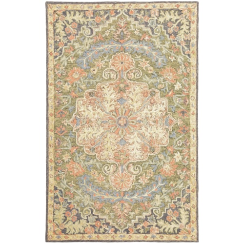 3' 6" X  5' 6" Rectangle Rug