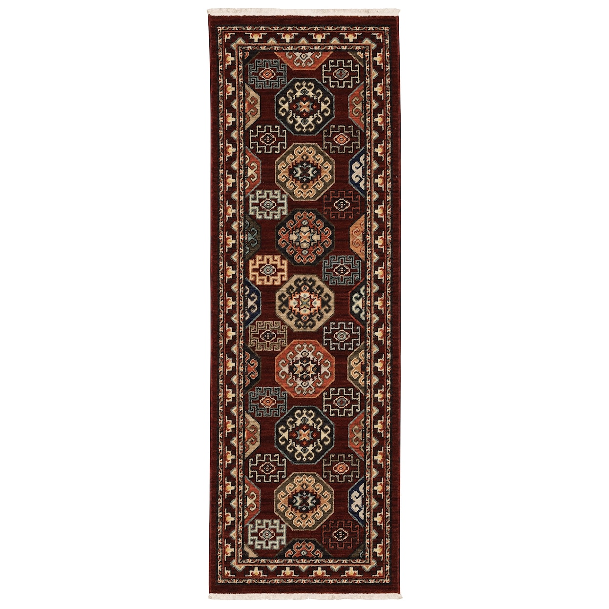 Oriental Weavers Lilihan 2' 6" X 12' Runner Rug