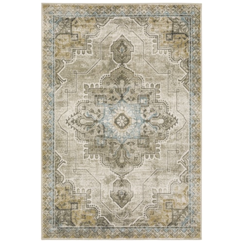 6' 7" X  9' 2" Rectangle Rug