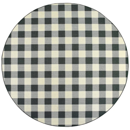7'10" X  7'10" Round Rug
