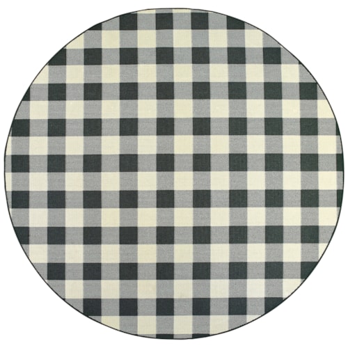 7'10" X  7'10" Round Rug