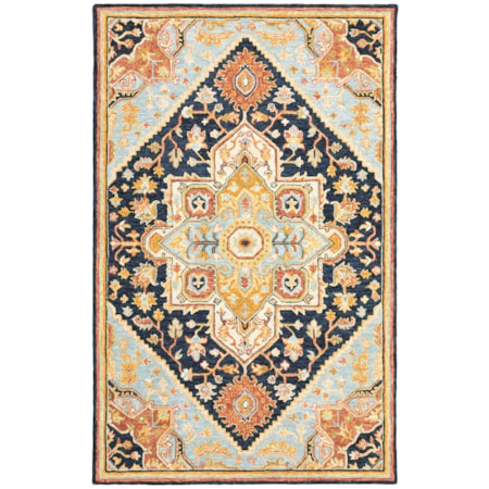 3' 6" X  5' 6" Rectangle Rug