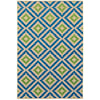 Oriental Weavers Cayman 5' 3" X  7' 6" Outdoor Sand/ Blue Rectangle