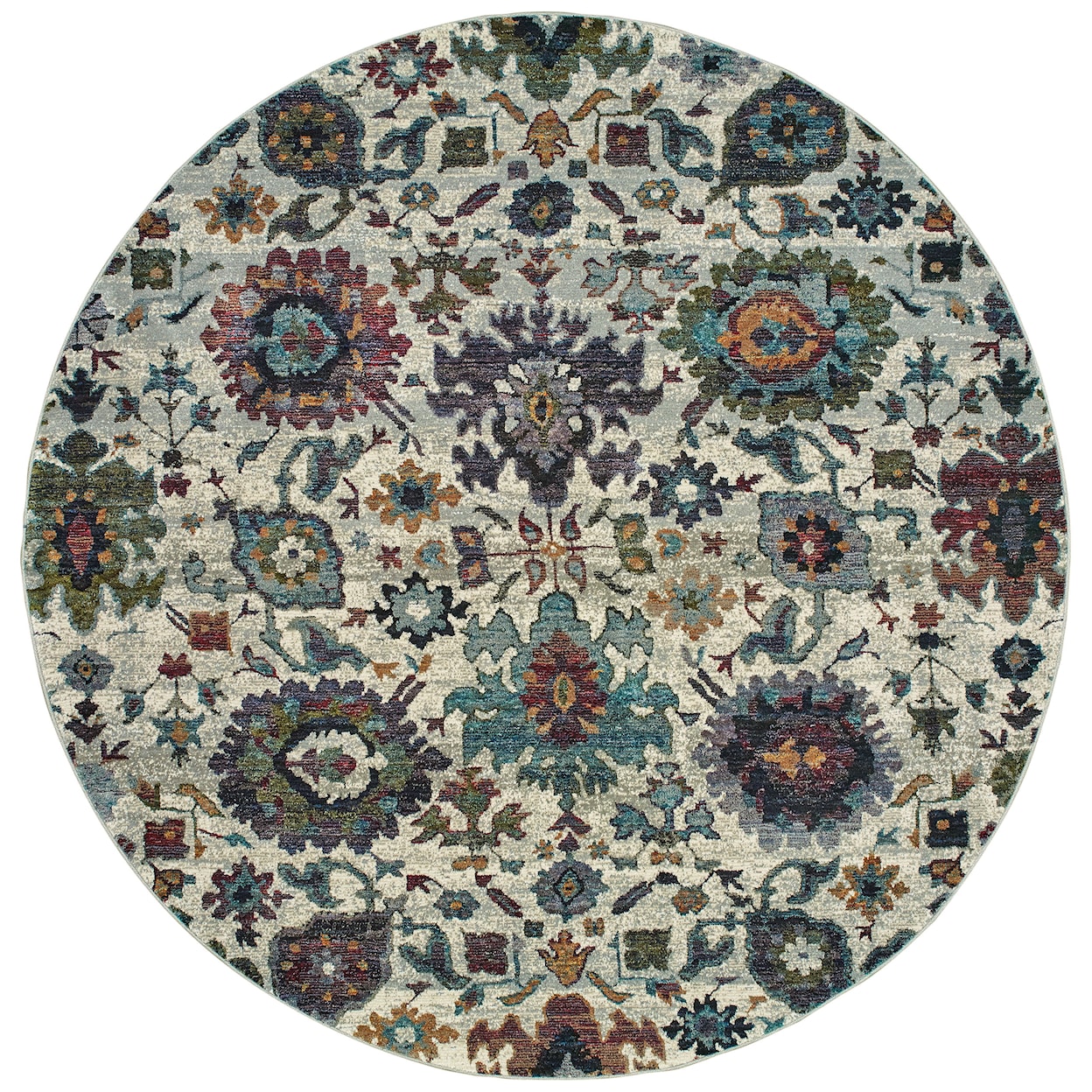 Oriental Weavers Andorra 7'10" Round Rug