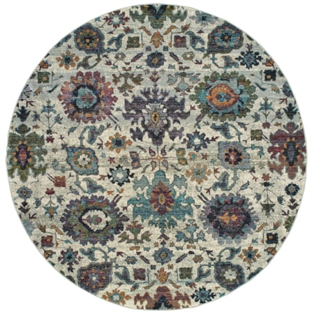 7'10" Round Rug
