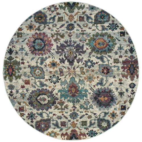 7'10" Round Rug