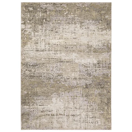 7'10" X 10'10" Beige Rectangle Rug