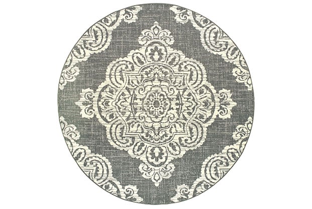 7'10" X  7'10" Round Rug