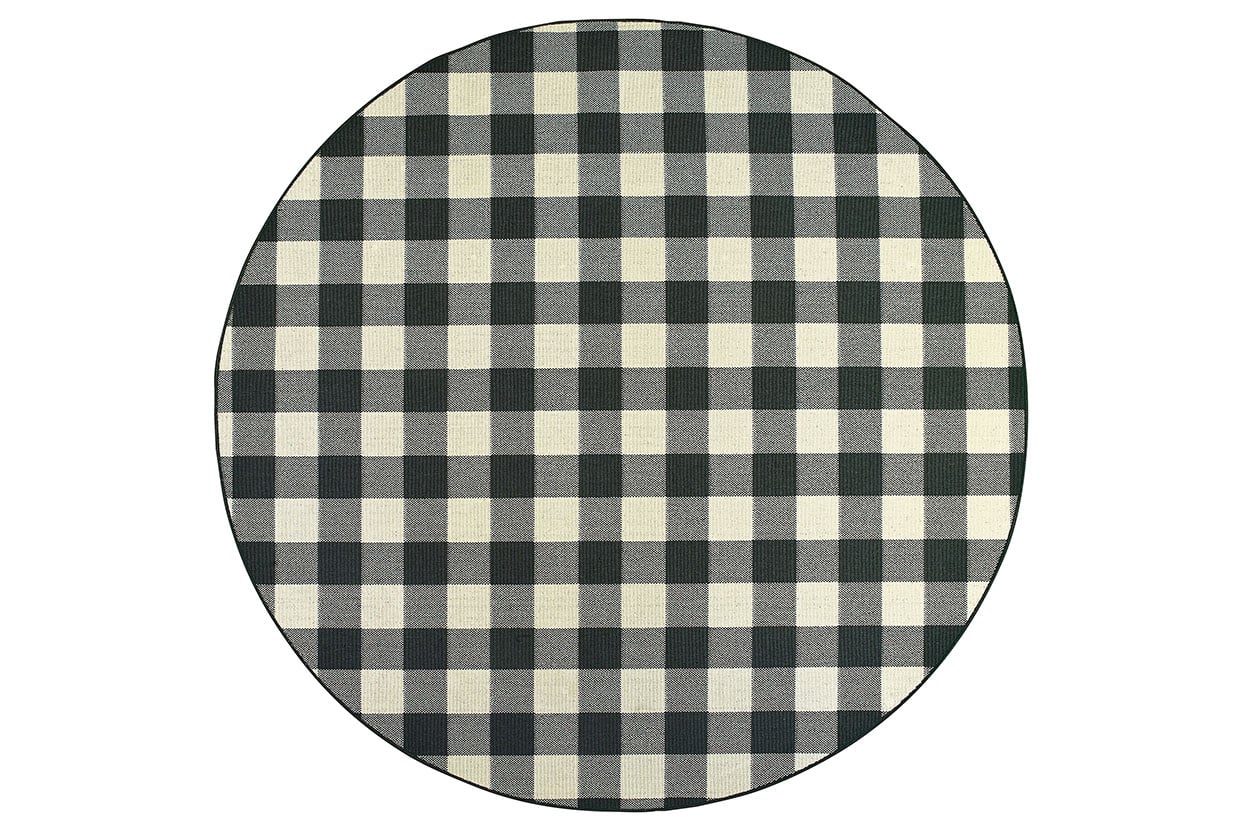 7'10" X  7'10" Round Rug