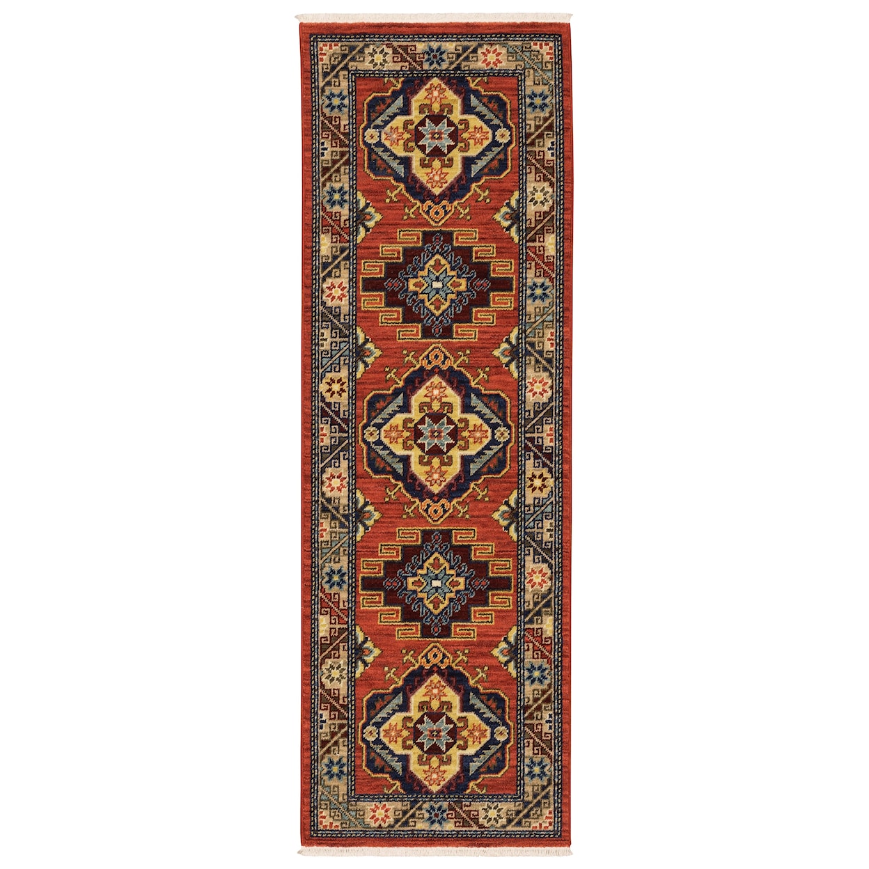 Oriental Weavers Lilihan 2' 6" X 12' Runner Rug