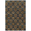 Oriental Weavers Andorra 6' 7" X  9' 6" Casual Blue/ Gold Rectangle R