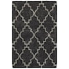 Oriental Weavers Henderson 6' 7" X  9' 6" Shag Charcoal/ Grey Rectangle