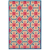 Oriental Weavers Cayman 5' 3" X  7' 6" Outdoor Sand/ Pink Rectangle