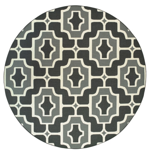 7'10" X  7'10" Round Rug