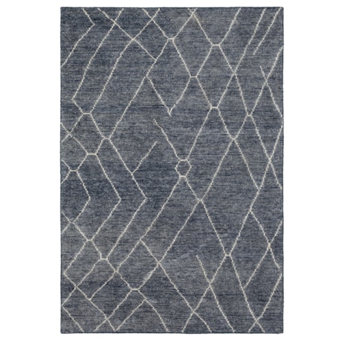 Spartel Blue Steel 4' X 6' Area Rug