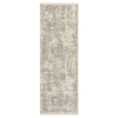 Velleta Cream Beige 2' 7" X 7' 3" Area Rug