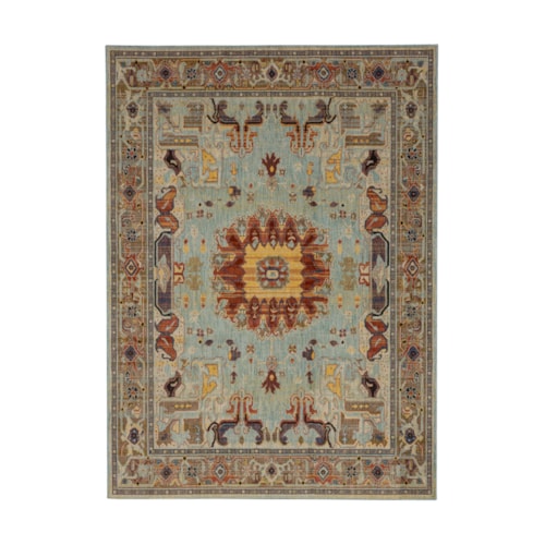 Covetous Blue 8' X 11' Area Rug