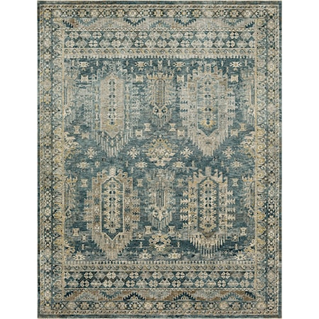 Karamar Blue 6' 7" x 9' 6" Area Rug