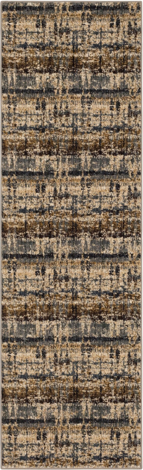Kaleidoscopic Denim 2' 4" X 7' 10" Area Rug