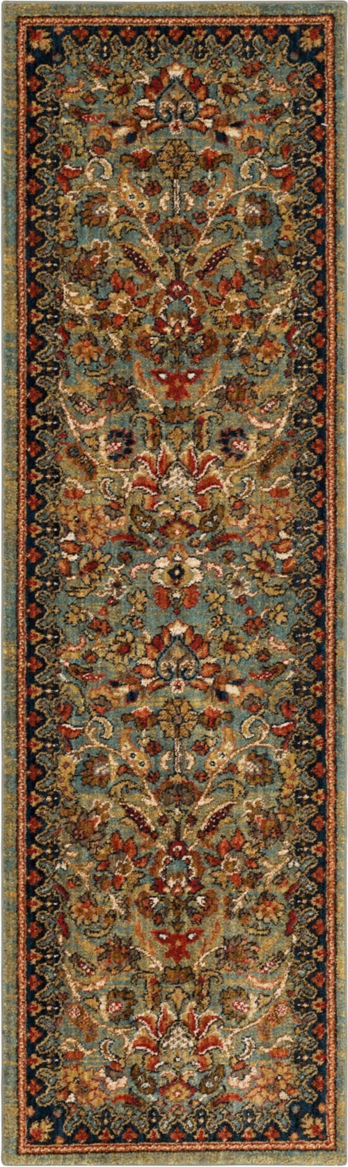 Karastan Rugs Tigris Aquamarine 2' 6" X 10' Area Rug