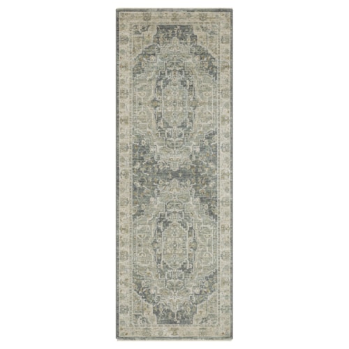 Kumra Dark Grey 2' 7" X 7' 3" Area Rug
