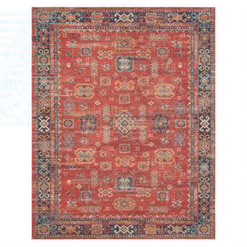 Mombasa Red 5' X 8' Area Rug