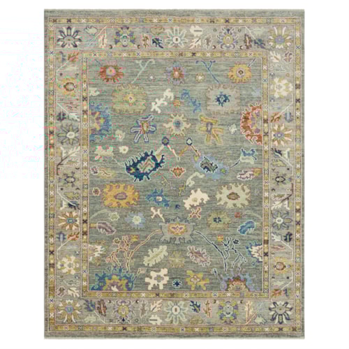 Mystique Soft Grey 9' X 12' Area Rug