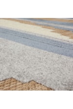 Karastan Rugs Cabana Pristine Cove Blue 6' X 9' Area Rug