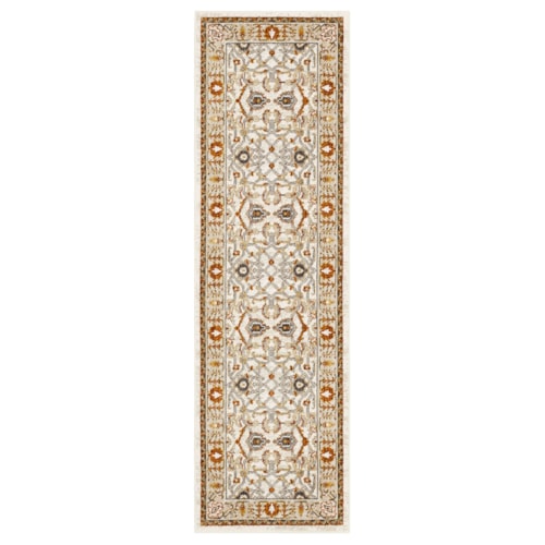 Khamal Alabaster 2' 4" X 7' 10" Area Rug