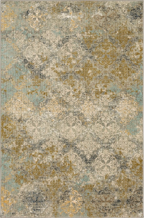 Moy Willow Grey 3' 6" X 5' 6" Area Rug
