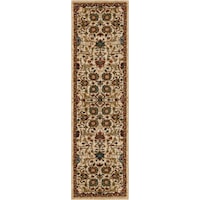 Keralam Cream 2' 4" x 7' 10" Area Rug