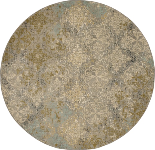 Moy Willow Grey 8' X 8' Area Rug