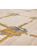 Karastan Rugs Artisan by Scott Living Celeste Brushed Gold 9' 6" x 12' 11" Area Rug