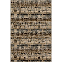 Kaleidoscopic Denim 2' x 3' Area Rug